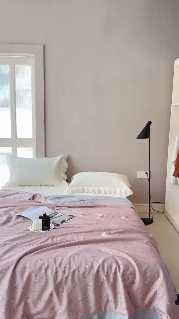 91家纺网 家纺一手货源 找家纺 南通朵美纺织品有限公司 2025新款【DM】莫代尔印花小碎花夏被-风格二 朝花夕拾