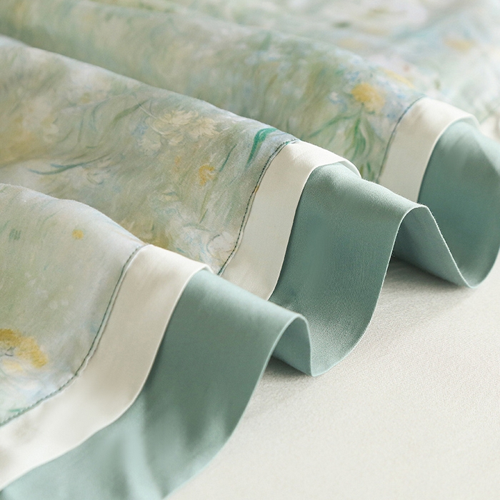 91家纺网 家纺一手货源 找家纺 （总）薇玛仕 2025新款100支兰精天丝数码印花可水洗蚕丝夏凉被空调被