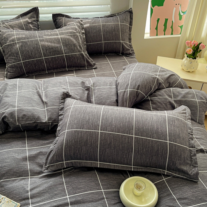 91家纺网 家纺一手货源 找家纺 （总）朵朵家纺 2025新款芦荟棉亲肤印花系列被套单件-单被套