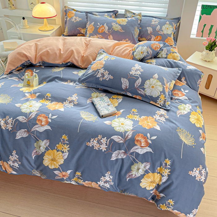 91家纺网 家纺一手货源 找家纺 朵朵家纺 2025新款芦荟棉亲肤印花系列被套单件-单被套 初梦