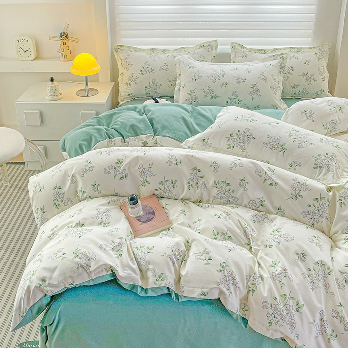 91家纺网 家纺一手货源 找家纺 朵朵家纺 2025新款芦荟棉亲肤印花系列被套单件-单被套 寻香