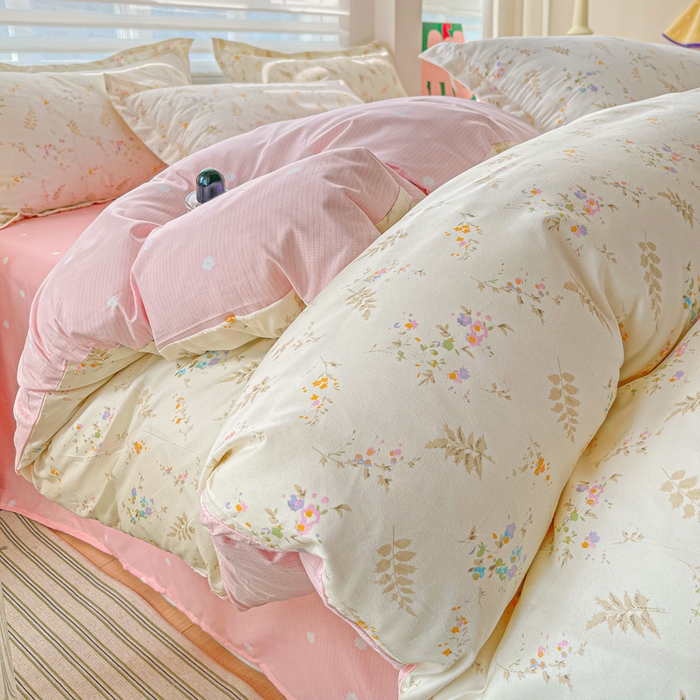 91家纺网 家纺一手货源 找家纺 朵朵家纺 2025新款芦荟棉亲肤印花系列被套单件-单被套 水墨花