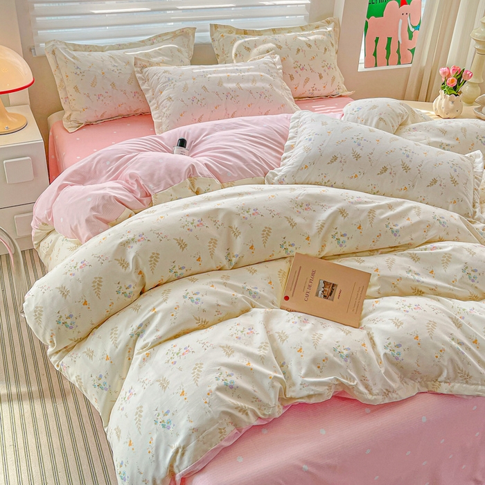 91家纺网 家纺一手货源 找家纺 朵朵家纺 2025新款芦荟棉亲肤印花系列被套单件-单被套 水墨花