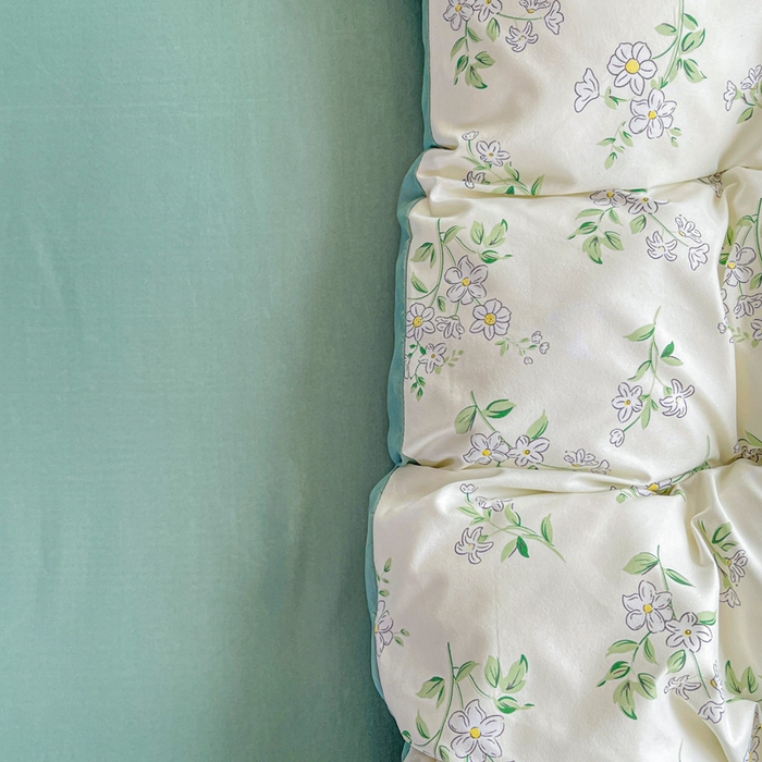 91家纺网 家纺一手货源 找家纺 朵朵家纺 2025新款芦荟棉亲肤印花系列被套单件-单被套 寻香