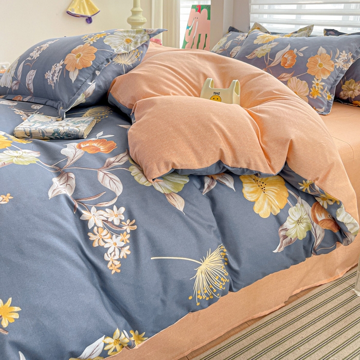 91家纺网 家纺一手货源 找家纺 朵朵家纺 2025新款芦荟棉亲肤印花系列被套单件-单被套 初梦