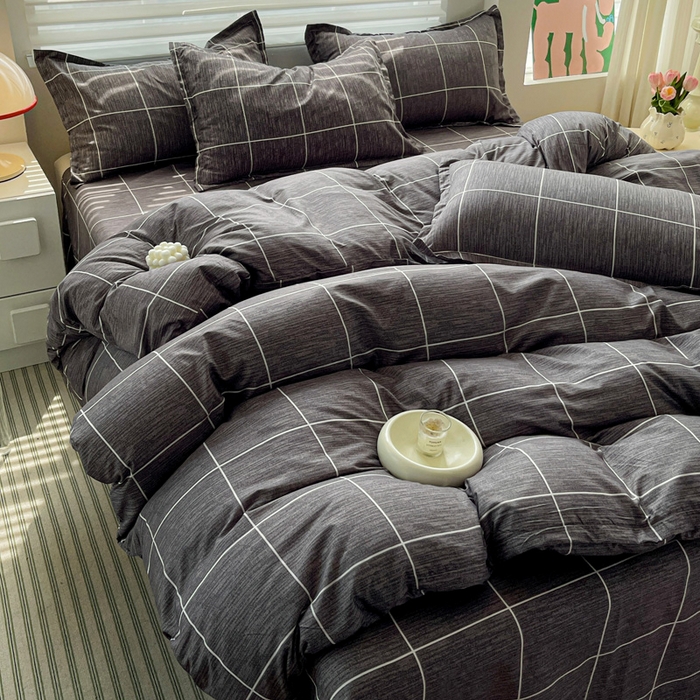 91家纺网 家纺一手货源 找家纺 朵朵家纺 2025新款芦荟棉亲肤印花系列被套单件-单被套 北欧风情