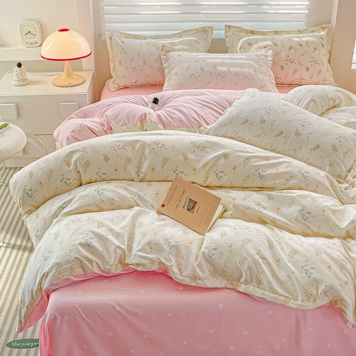 91家纺网 家纺一手货源 找家纺 朵朵家纺 2025新款芦荟棉亲肤印花系列被套单件-单被套 水墨花