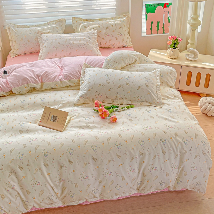 91家纺网 家纺一手货源 找家纺 朵朵家纺 2025新款芦荟棉亲肤印花系列被套单件-单被套 水墨花