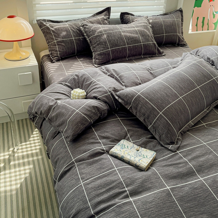 91家纺网 家纺一手货源 找家纺 朵朵家纺 2025新款芦荟棉亲肤印花系列被套单件-单被套 北欧风情