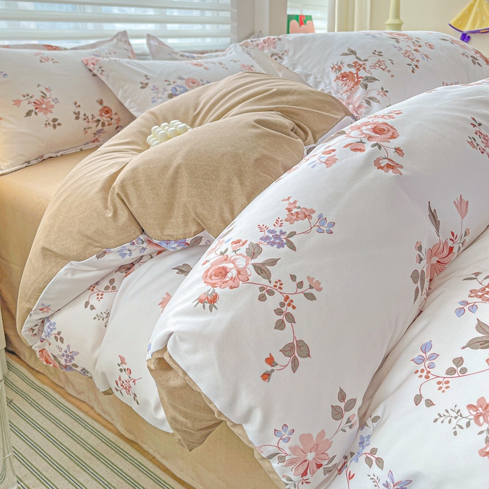 91家纺网 家纺一手货源 找家纺 朵朵家纺 2025新款芦荟棉亲肤印花系列被套单件-单被套 花枝