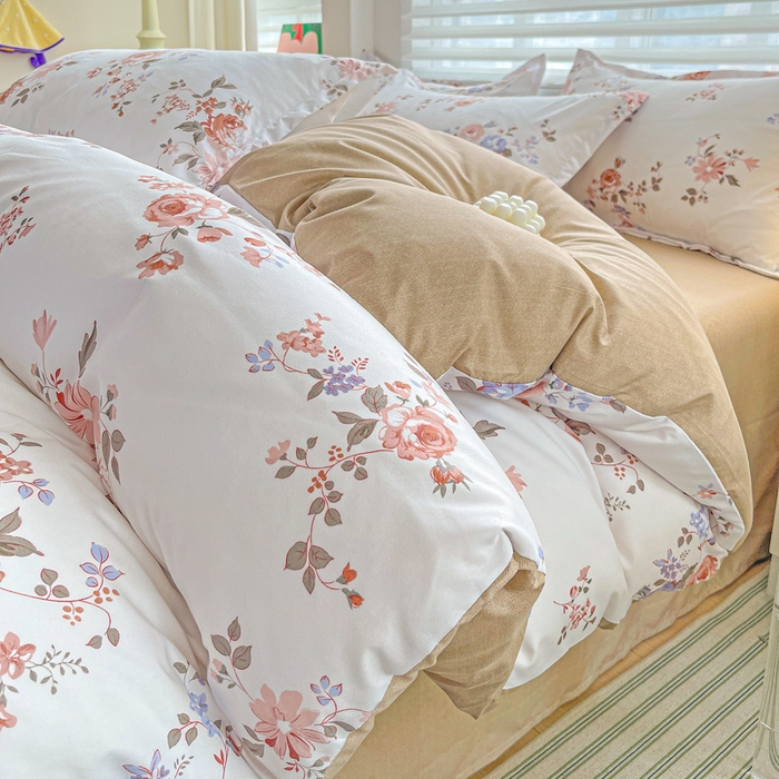 91家纺网 家纺一手货源 找家纺 朵朵家纺 2025新款芦荟棉亲肤印花系列被套单件-单被套 花枝
