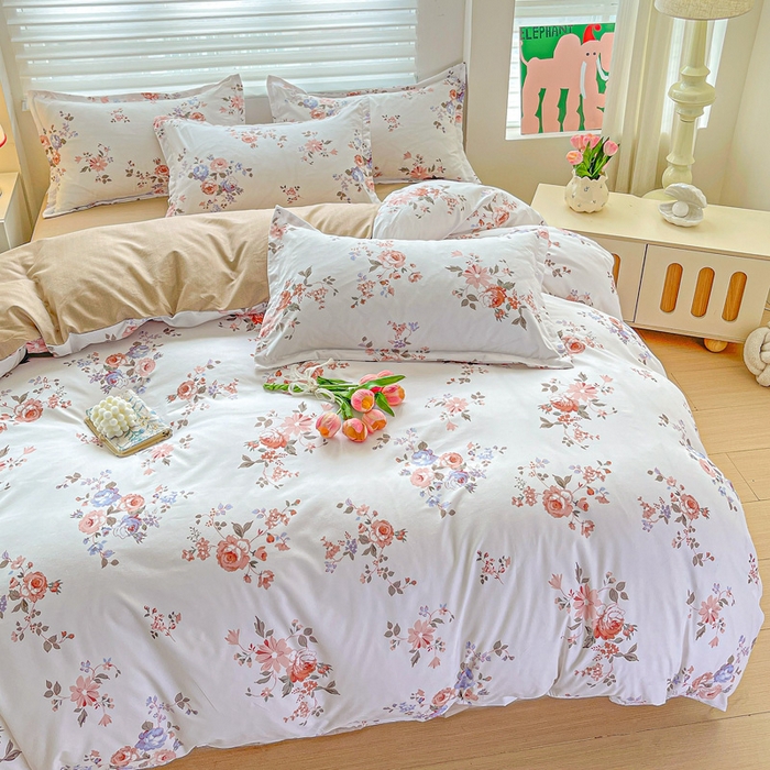 91家纺网 家纺一手货源 找家纺 朵朵家纺 2025新款芦荟棉亲肤印花系列被套单件-单被套 花枝