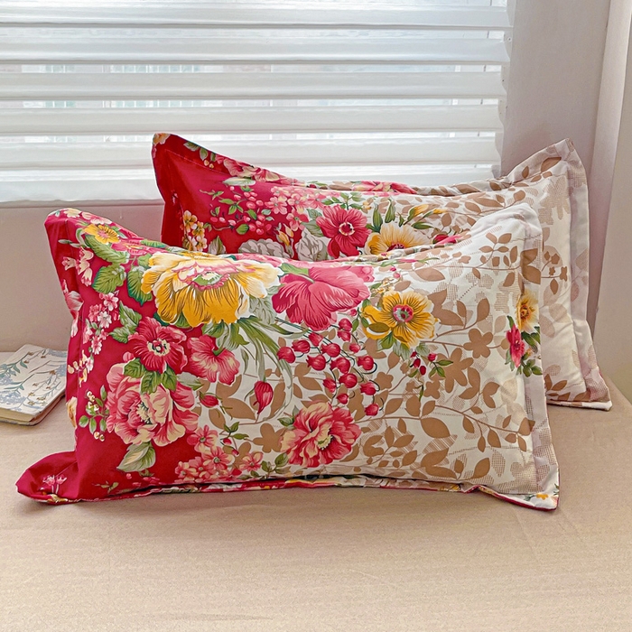 91家纺网 家纺一手货源 找家纺 朵朵家纺 2025新款芦荟棉亲肤印花系列被套单件-单被套 花初