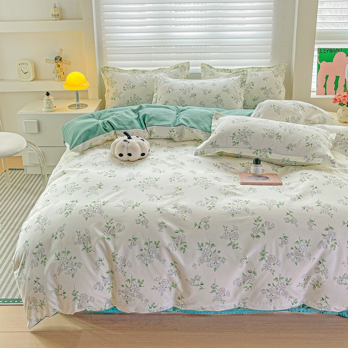 91家纺网 家纺一手货源 找家纺 朵朵家纺 2025新款芦荟棉亲肤印花系列被套单件-单被套 寻香