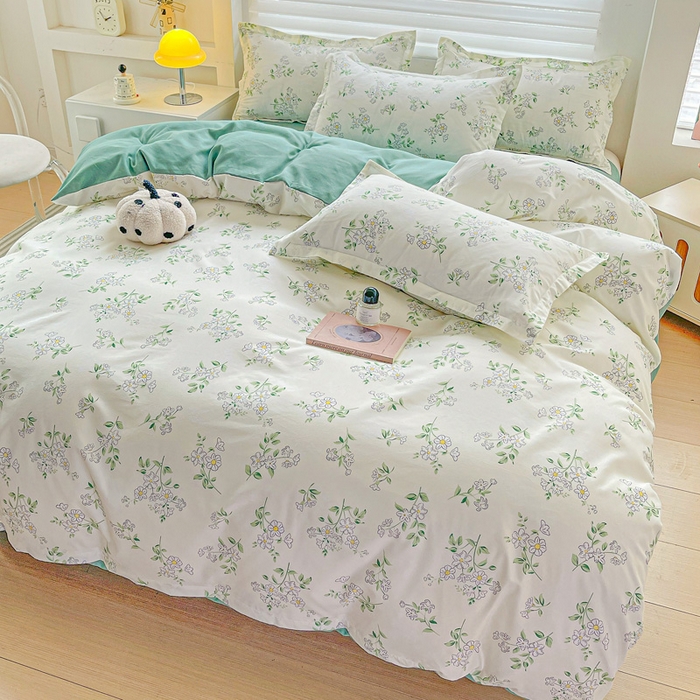 91家纺网 家纺一手货源 找家纺 朵朵家纺 2025新款芦荟棉亲肤印花系列被套单件-单被套 寻香