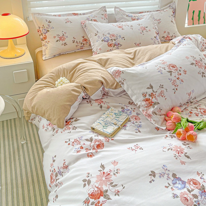 91家纺网 家纺一手货源 找家纺 朵朵家纺 2025新款芦荟棉亲肤印花系列被套单件-单被套 花枝