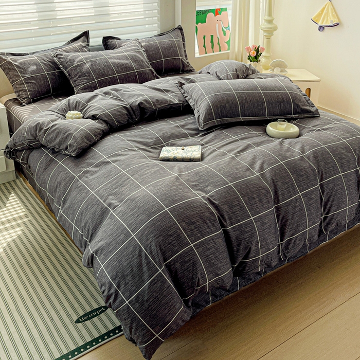 91家纺网 家纺一手货源 找家纺 朵朵家纺 2025新款芦荟棉亲肤印花系列被套单件-单被套 北欧风情