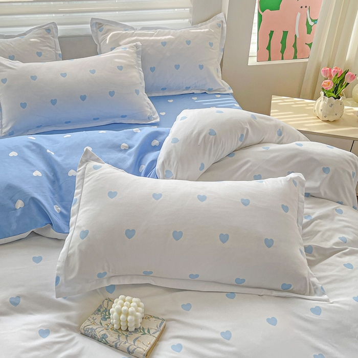 91家纺网 家纺一手货源 找家纺 朵朵家纺 2025新款芦荟棉亲肤印花系列被套单件-单被套 小心请