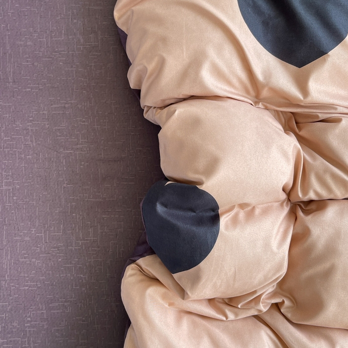 91家纺网 家纺一手货源 找家纺 朵朵家纺 2025新款芦荟棉亲肤印花系列被套单件-单被套 比心