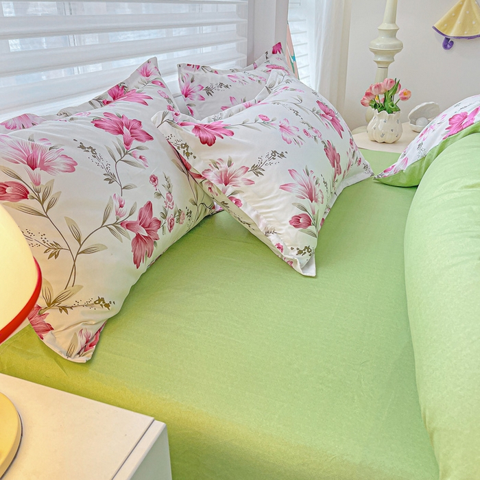 91家纺网 家纺一手货源 找家纺 朵朵家纺 2025新款芦荟棉亲肤印花系列被套单件-单被套 紫鸢