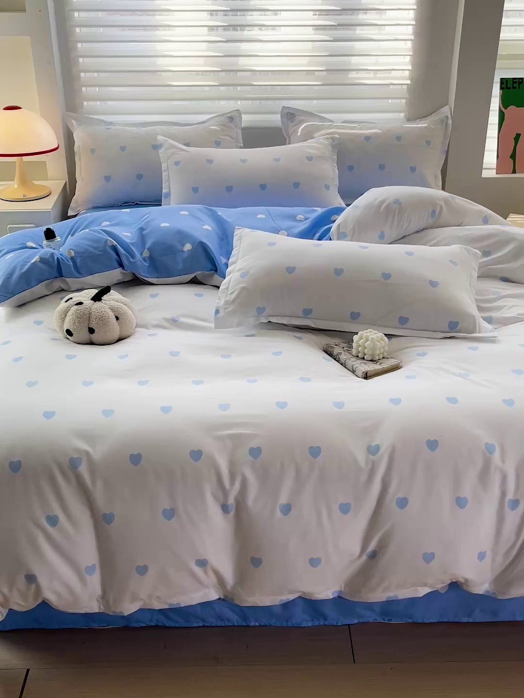 91家纺网 家纺一手货源 找家纺 朵朵家纺 2025新款芦荟棉亲肤印花系列被套单件-单被套 小心请