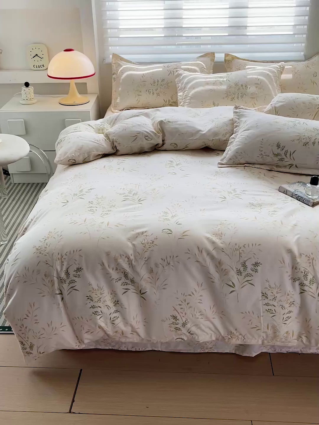 91家纺网 家纺一手货源 找家纺 朵朵家纺 2025新款芦荟棉亲肤印花系列被套单件-单被套 仙草AA