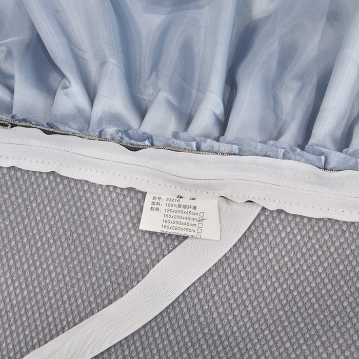 91家纺网 家纺一手货源 找家纺 恋尚 2025新款可拆卸床裙款冰藤凉席 冰藤床裙凉席- 柏姬蓝色(控价198起)