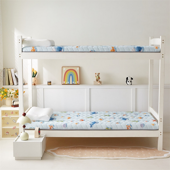 91家纺网 家纺一手货源 找家纺 寐珂家纺 2025A类针织棉记忆棉床垫 海底世界