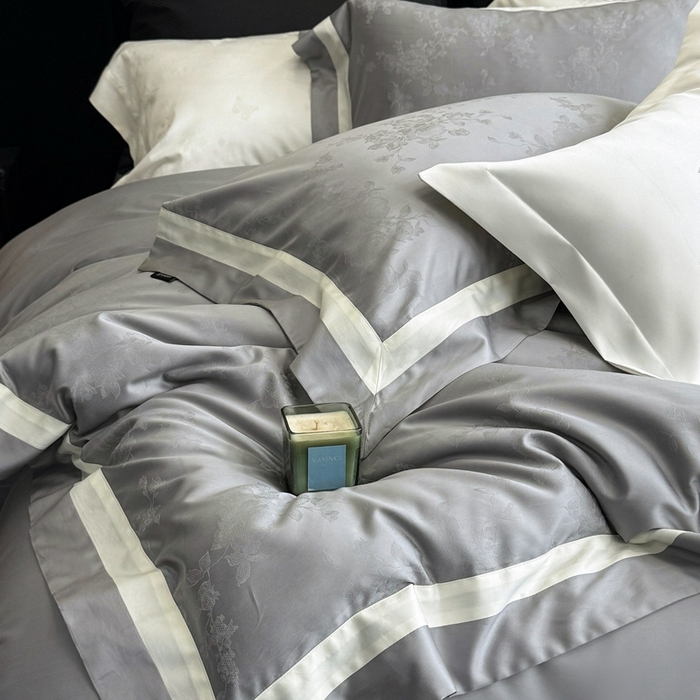 91家纺网 家纺一手货源 找家纺 （总）馨蕊家居 2025新款LF兰精天丝棉四件套-若兰