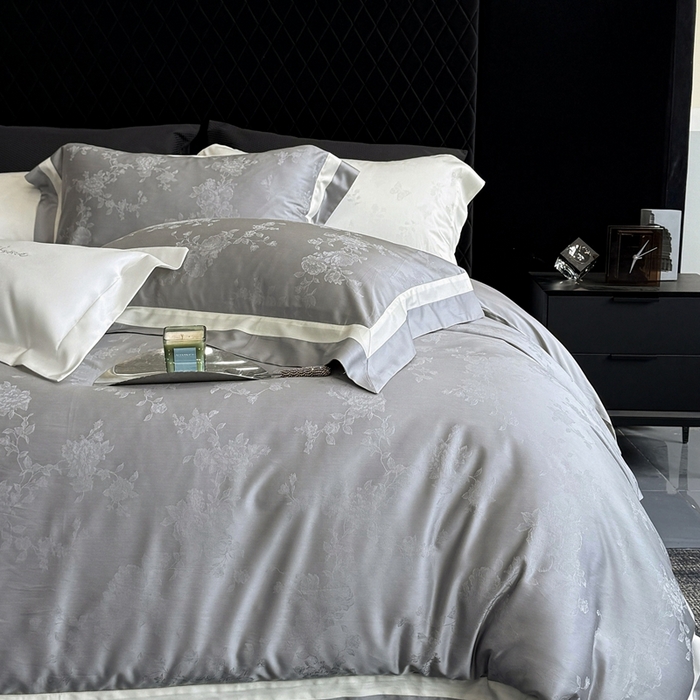 91家纺网 家纺一手货源 找家纺 （总）馨蕊家居 2025新款LF兰精天丝棉四件套-若兰