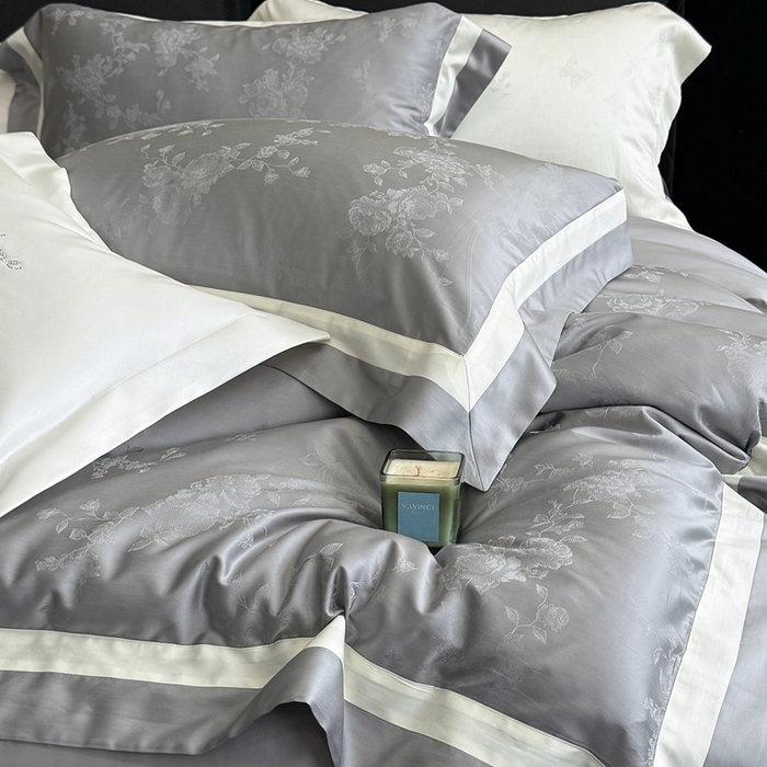 91家纺网 家纺一手货源 找家纺 （总）馨蕊家居 2025新款LF兰精天丝棉四件套-若兰