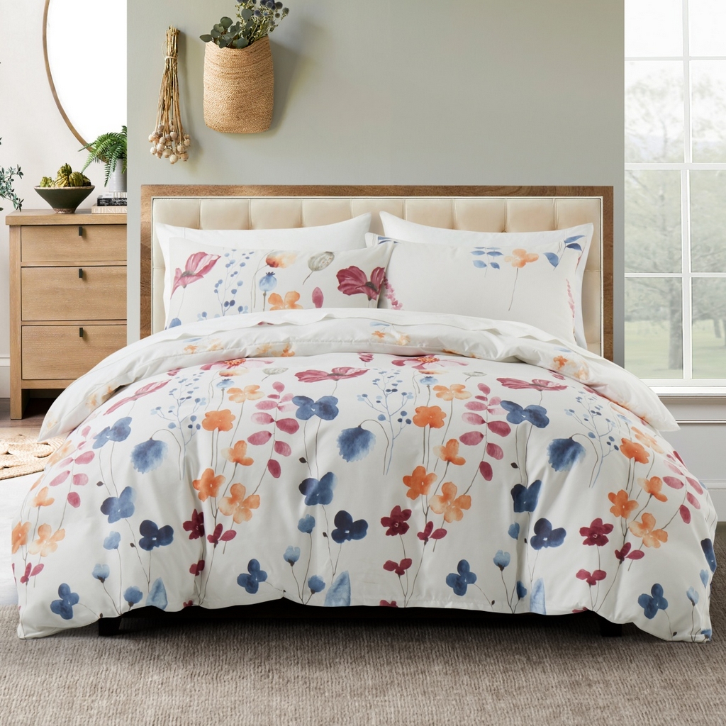 91家纺网 家纺一手货源 找家纺 子不语家纺2025新款跨境外贸 大版印花三件套亚马逊Temu速卖 通Shein沃尔玛专供 118小碎花