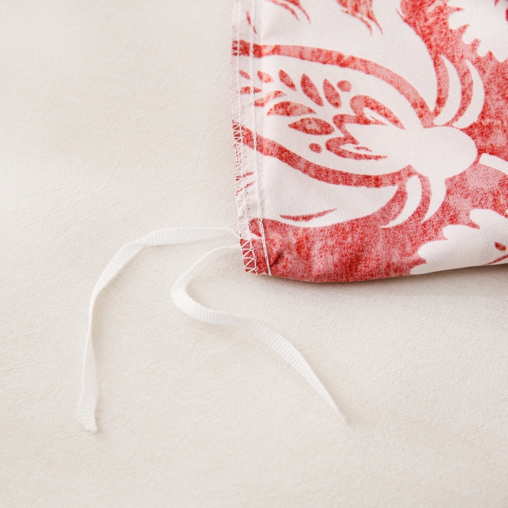 91家纺网 家纺一手货源 找家纺 子不语家纺2025新款跨境外贸 大版印花三件套亚马逊Temu速卖 通Shein沃尔玛专供 86红色花卉