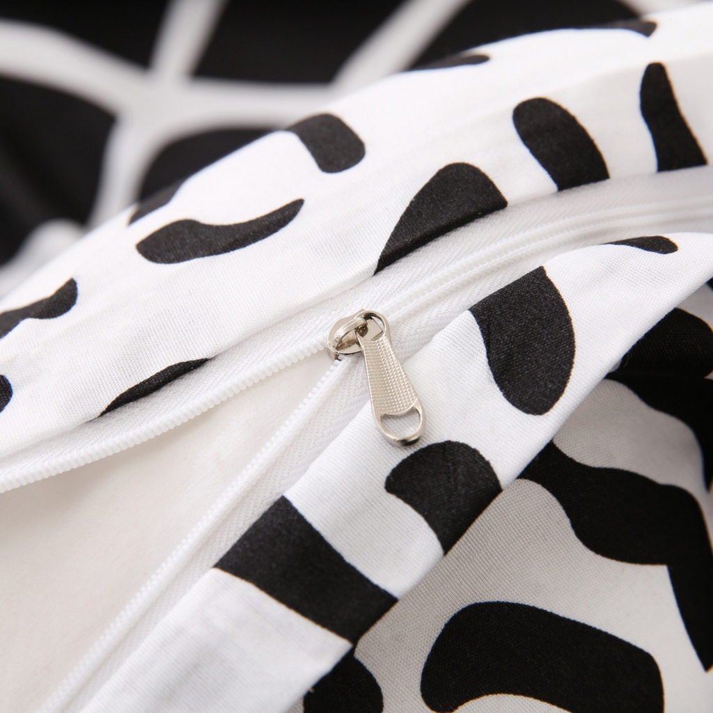 91家纺网 家纺一手货源 找家纺 子不语家纺2025新款跨境外贸 大版印花三件套亚马逊Temu速卖 通Shein沃尔玛专供 84长颈鹿斑马