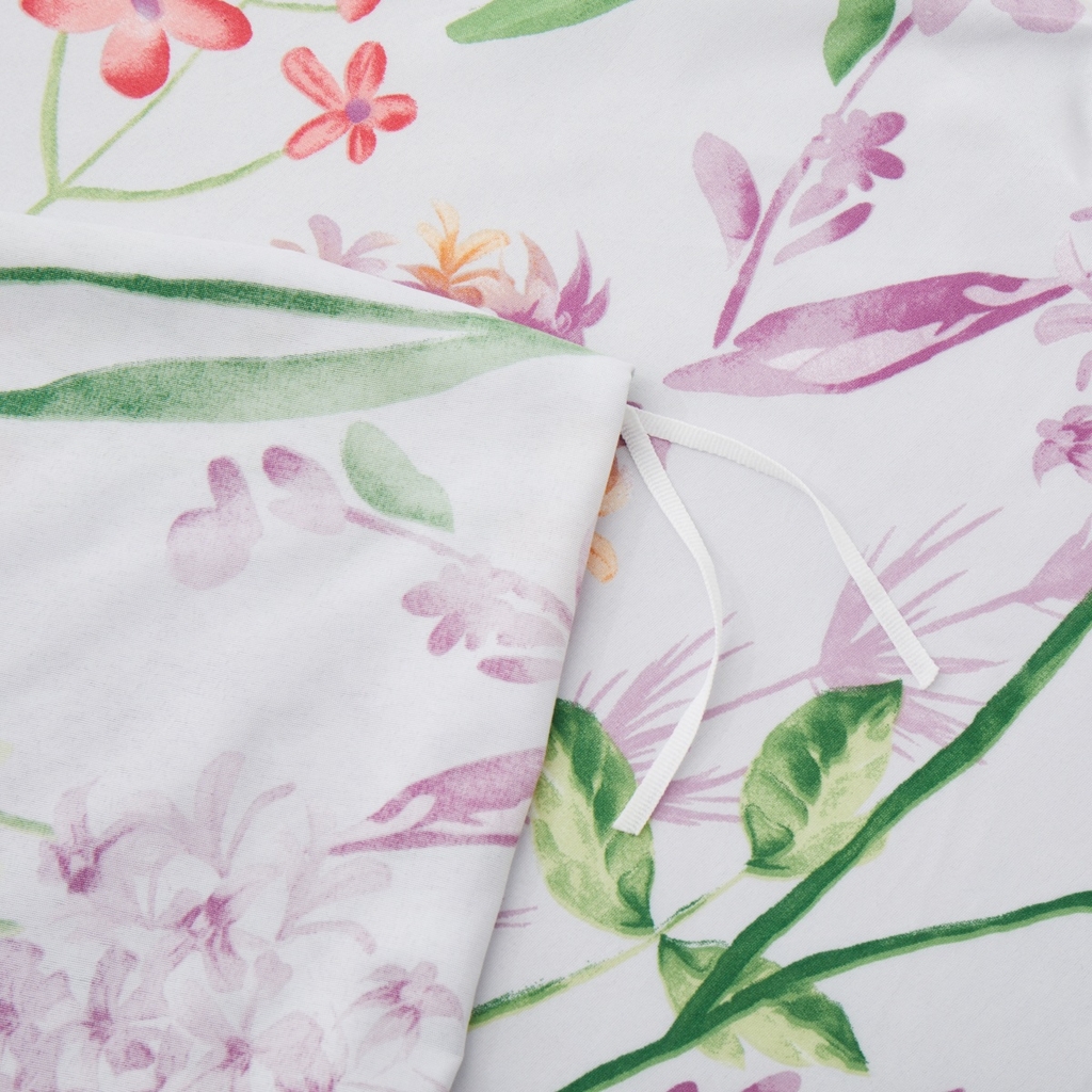 91家纺网 家纺一手货源 找家纺 子不语家纺2025新款跨境外贸 大版印花三件套亚马逊Temu速卖 通Shein沃尔玛专供 103白色本草