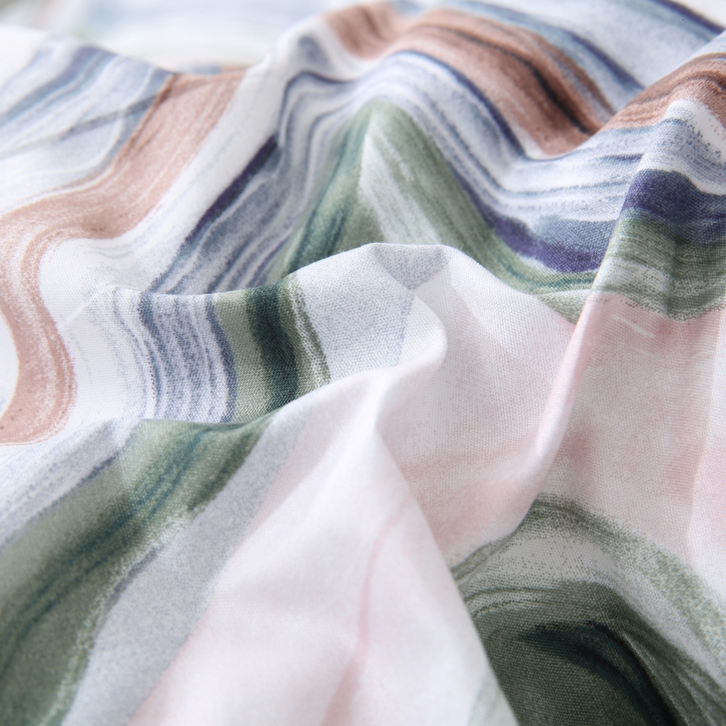 91家纺网 家纺一手货源 找家纺 子不语家纺2025新款跨境外贸 大版印花三件套亚马逊Temu速卖 通Shein沃尔玛专供 95流线大理石