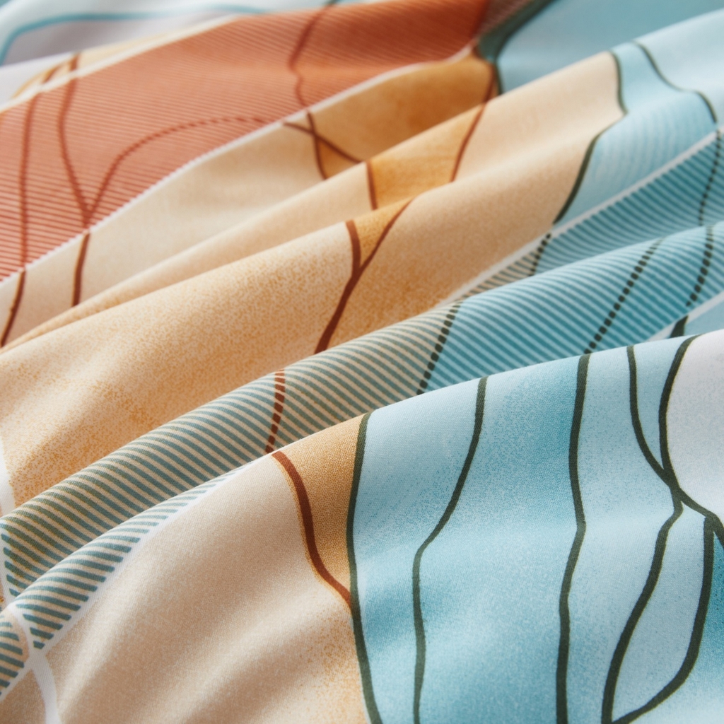 91家纺网 家纺一手货源 找家纺 子不语家纺2025新款跨境外贸 大版印花三件套亚马逊Temu速卖 通Shein沃尔玛专供 74莫兰迪