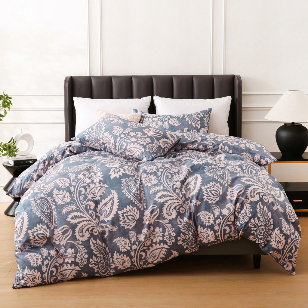 91家纺网 家纺一手货源 找家纺 子不语家纺2025新款跨境外贸 大版印花三件套亚马逊Temu速卖 通Shein沃尔玛专供 81欧式花卉