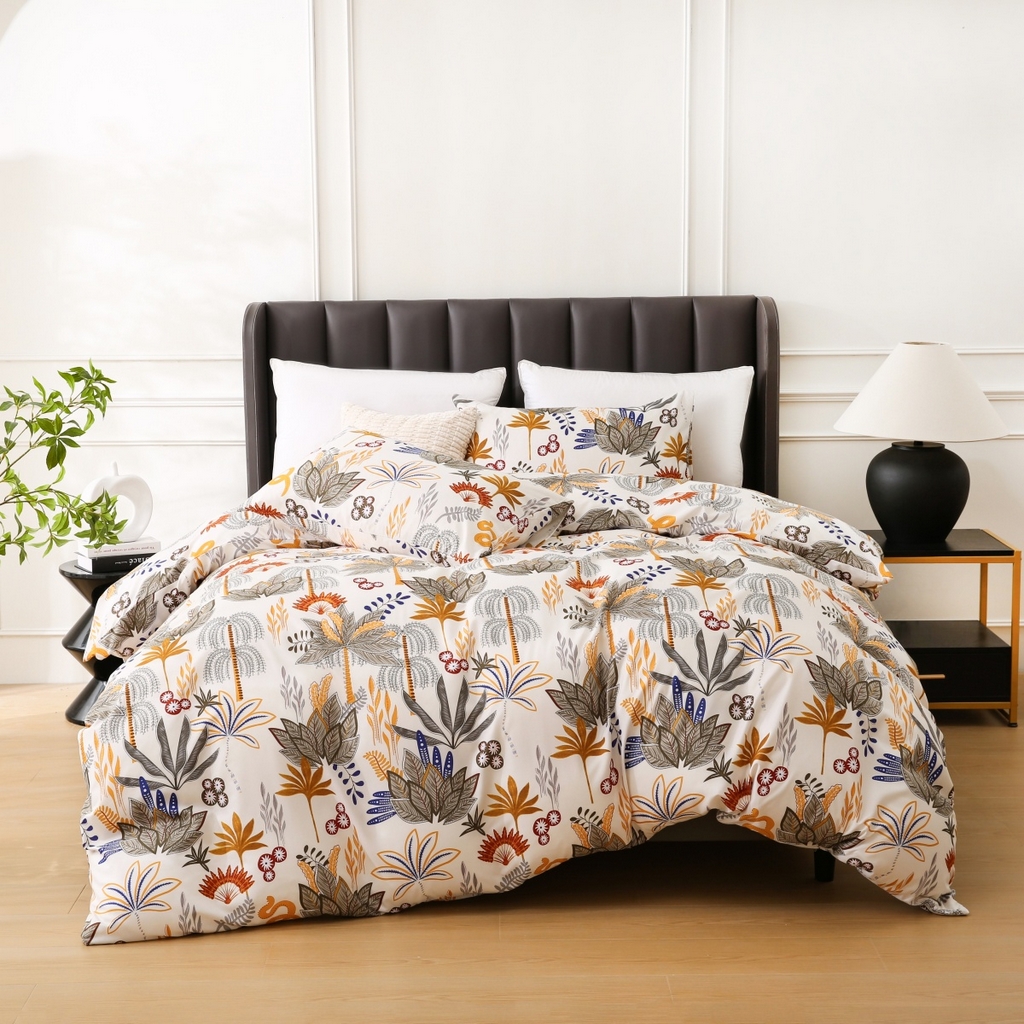 91家纺网 家纺一手货源 找家纺 子不语家纺2025新款跨境外贸 大版印花三件套亚马逊Temu速卖 通Shein沃尔玛专供 83热带丛林