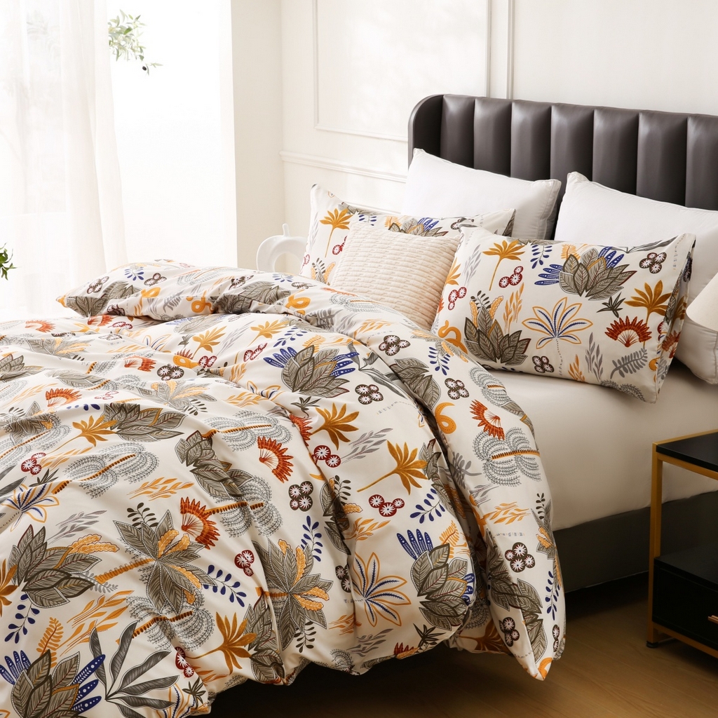 91家纺网 家纺一手货源 找家纺 子不语家纺2025新款跨境外贸 大版印花三件套亚马逊Temu速卖 通Shein沃尔玛专供 83热带丛林