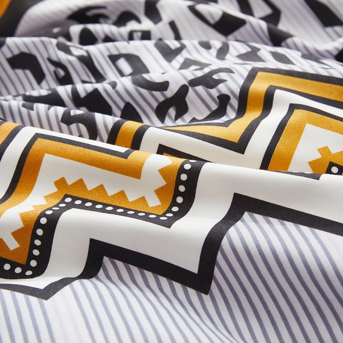 91家纺网 家纺一手货源 找家纺 子不语家纺2025新款跨境外贸 大版印花三件套亚马逊Temu速卖 通Shein沃尔玛专供 89波浪条折纹