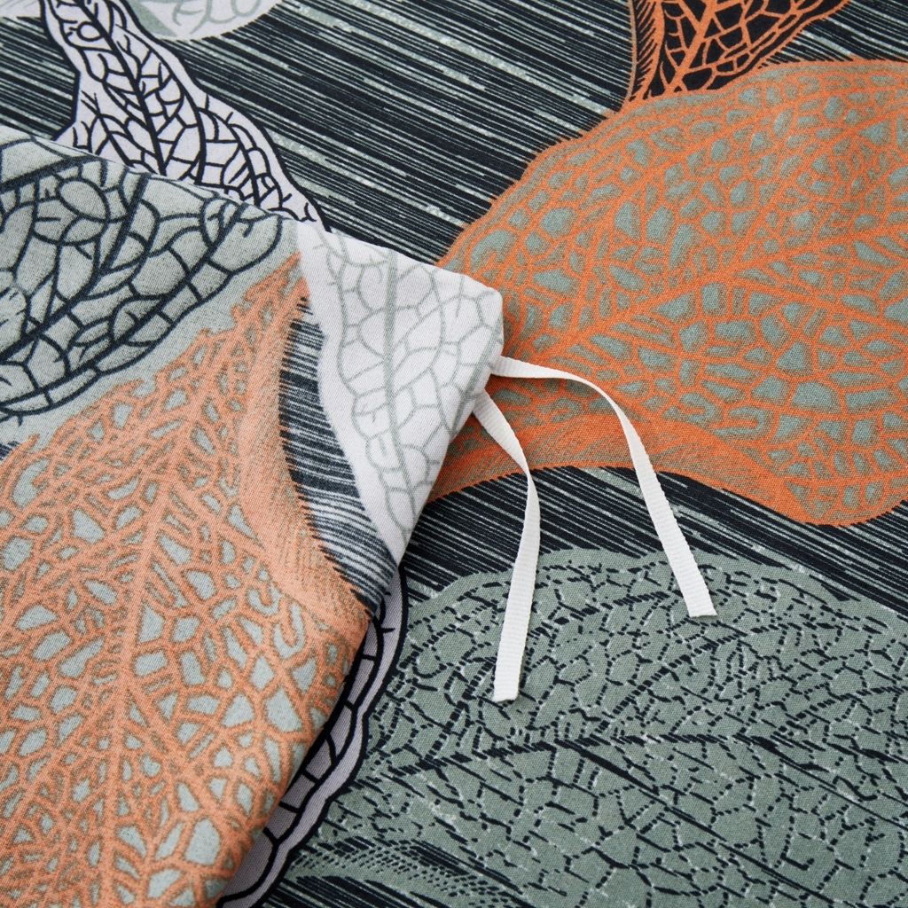 91家纺网 家纺一手货源 找家纺 子不语家纺2025新款跨境外贸 大版印花三件套亚马逊Temu速卖 通Shein沃尔玛专供 108落叶纹