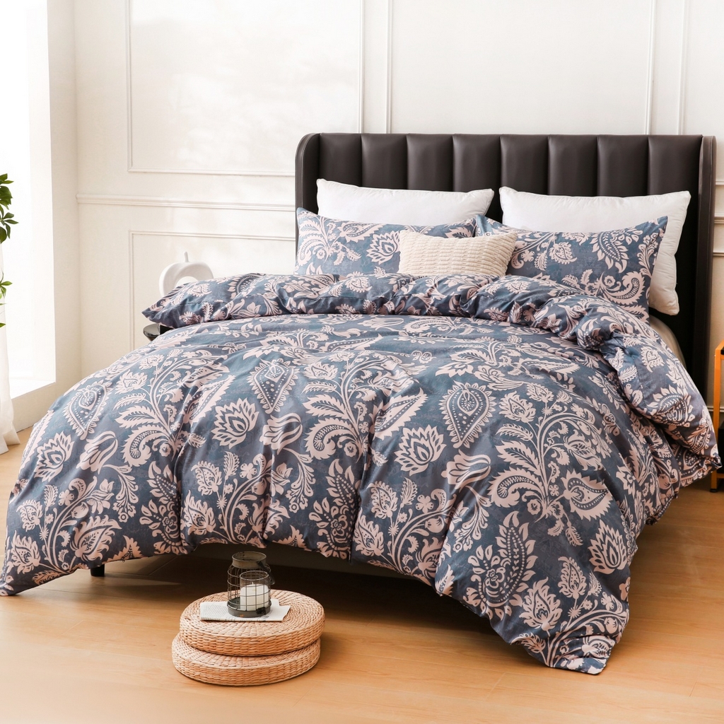 91家纺网 家纺一手货源 找家纺 子不语家纺2025新款跨境外贸 大版印花三件套亚马逊Temu速卖 通Shein沃尔玛专供 81欧式花卉