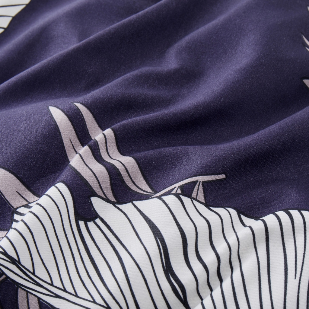 91家纺网 家纺一手货源 找家纺 子不语家纺2025新款跨境外贸 大版印花三件套亚马逊Temu速卖 通Shein沃尔玛专供 80羽毛