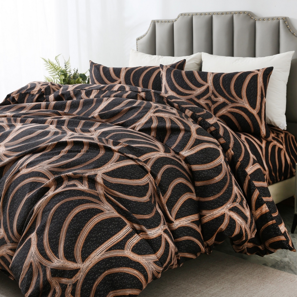 91家纺网 家纺一手货源 找家纺 子不语家纺2025新款跨境外贸 大版印花三件套亚马逊Temu速卖 通Shein沃尔玛专供 94欧式几何