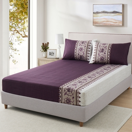 91家纺网 家纺一手货源 找家纺 （总）子不语家纺 2025新款跨境外贸 大版印花床笠款三件套亚马逊Temu速卖 通Shein沃尔玛专供