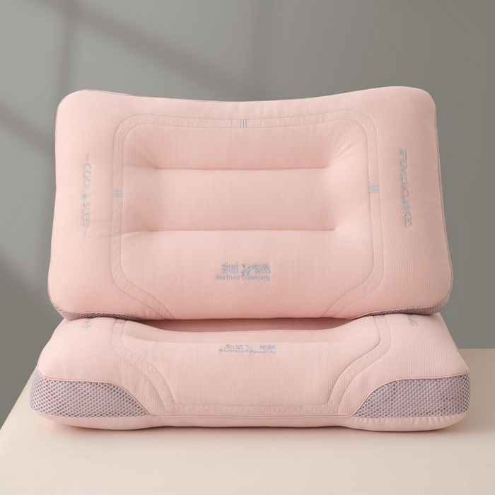 91家纺网 家纺一手货源 找家纺 （总）佳尚枕芯 2025新款夏季云柔凉感丝刺绣驱蚊枕枕头枕芯