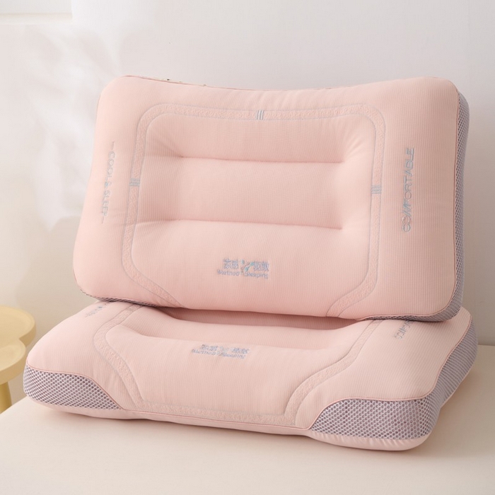 91家纺网 家纺一手货源 找家纺 （总）佳尚枕芯 2025新款夏季云柔凉感丝刺绣驱蚊枕枕头枕芯