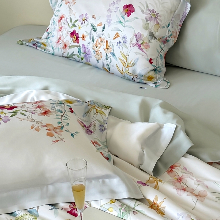 91家纺网 家纺一手货源 找家纺 （总）馨蕊家居 2025新款80SLF奥地利兰精天丝夏被四件套-知否系列