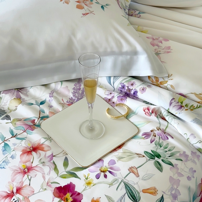 91家纺网 家纺一手货源 找家纺 （总）馨蕊家居 2025新款80SLF奥地利兰精天丝夏被四件套-知否系列